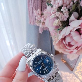 ĐỒNG HỒ NAM NỮ CAO CẤP RÔLET DÂY THÉP MẶT TRƠN NIỀNG KHÍA