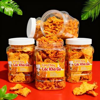 CƠM CHÁY LẮC KHÔ GÀ MẶN MẶN, CAY CAY SIÊU NGON 500G - WINNIE HOUSE