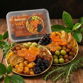 Ô MAI ƯỚT MIX 10 VỊ TRUYỀN THỐNG NGON MÊ LY HỘP 500G - WINNIE HOUSE