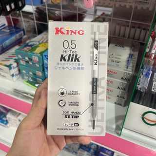 HỘP 12 BÚT BI BẤM KING HI-TEC - LADY'S PASSION