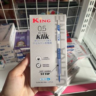 HỘP 12 BÚT BI BẤM KING HI-TEC - LADY'S PASSION