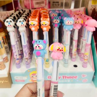 BÚT BI 3 MÀU GẮN CHARM DỄ THƯƠNG 0662 - LADY'S PASSION