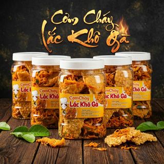CƠM CHÁY LẮC KHÔ GÀ MẶN MẶN, CAY CAY SIÊU NGON 500G - WINNIE HOUSE