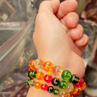 Vòng tay lục tự đá khắc chú ommani