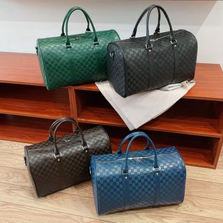 TÚI DU LỊCH DA PU Ô TRÁM CỠ LỚN SANG TRỌNG, ĐA NĂNG KÈM DÂY ĐEO CHÉO W771 - WINNIE HOUSE