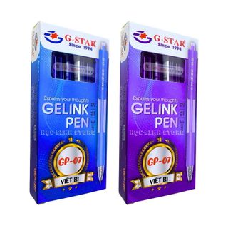 HỘP 12 BÚT GEL BẤM GP07 - LADY'S PASSION