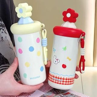 BÌNH GIỮ NHIỆT 600ML HỌA TIẾT BÔNG HOA 0810 - LADY'S PASSION