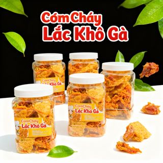 CƠM CHÁY LẮC KHÔ GÀ MẶN MẶN, CAY CAY SIÊU NGON 500G - WINNIE HOUSE