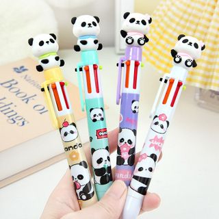 BÚT BI 6 MÀU MỰC XANH CHARM GẤU TRÚC 0660 - LADY'S PASSION