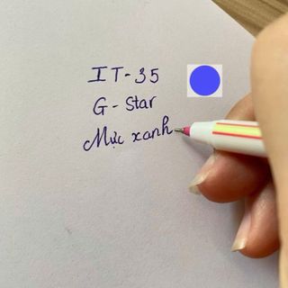 HỘP 12 CÂY BÚT BI NẾN IT35 MỰC XANH 0706 - LADY'S PASSION