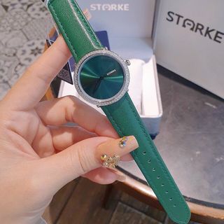 SIÊU SALE ĐỒNG HỒ NỮ CHÍNH HÃNG STARKE DÂY DA TRÒN ĐẦY ĐỦ HỘP TÚI