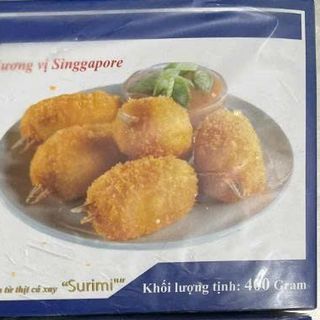 Chả cá bọc càng ghẹ tẩm bột xù hộp 400gr 14 cái (giao tphcm)