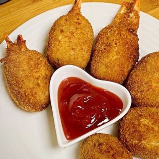 Chả cá bọc càng ghẹ tẩm bột xù hộp 400gr 14 cái (giao tphcm)