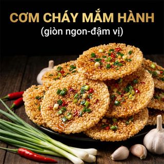 CƠM CHÁY MẮM HÀNH GIÒN NGON ĐẬM VỊ 10 BỊCH - WINNIE HOUSE