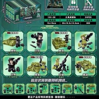 L.E.G.O 24 túi nhân vật sĩ quan đặc nhiệm