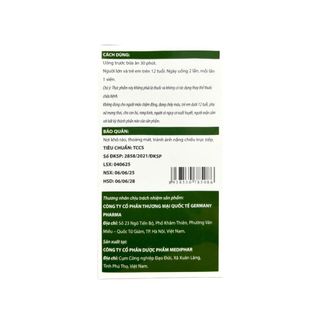 Viên uống Bổ não Ginkgo giúp hoạt huyết dưỡng não, tăng cường tuần hoàn và lưu thông máu não hộp 100 viên hộp xanh