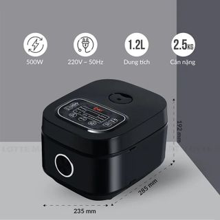 NỒI CƠM ĐIỆN TỬ NẮP GÀI 1,2L COMET CM8085