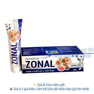 Kem bôi da Zonal giúp làm mềm, cân bằng độ ẩm cho da, bảo vệ da, giảm mẩn đỏ và giúp làm dịu vùng da bị ngứa hộp 25g