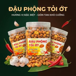 ĐẬU PHỘNG TỎI ỚT: MỒI NHẬU QUỐC DÂN, ĂN LÀ GHIỀN 500G - WINNIE HOUSE