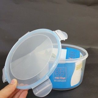 Bộ 3 Hộp Đựng Thực Phẩm Hình Tròn Việt Nhật, Hộp lạnh Trữ Thực Phẩm ( 6536) A1362