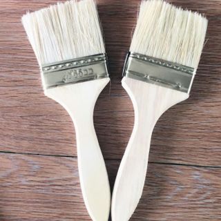 Cọ Quét Sơn Cán Gỗ, Dụng Cụ Quét Dầu Nướng Đồ An Sợi Tre An Toàn 6CM A0522