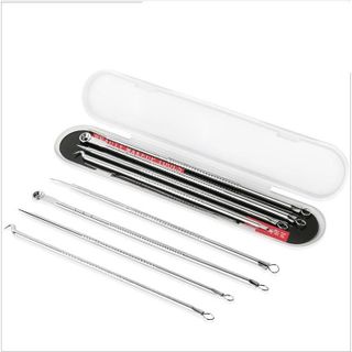 Bộ 4 Cây Nặn mụn 2 Đầu Nặn Mụn Đầu Đen Chuyên Dụng Cao cấp A1021