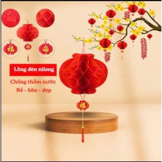 SET 10 LỒNG ĐÈN TRANG TRÍ TẾT 15CM