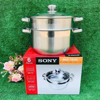 BỘ NỒI XỬNG HẤP SONY 26CM CAO CẤP