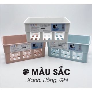 Kệ Chữ Nhật Dán Tường Việt Nhật Đựng Gia Vị Dầu Gội Sữa Tắm (5699) A0732