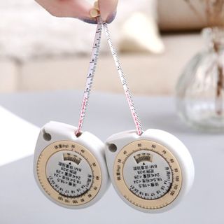 Thước dây đo sức khỏe BMI thước dây cầm tay đo vòng eo mini hình giọt nước A1237