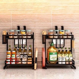 KỆ GIA VỊ 2 TẦNG ĐA NĂNG CAO CẤP ( SƠN TỈNH ĐIỆN)