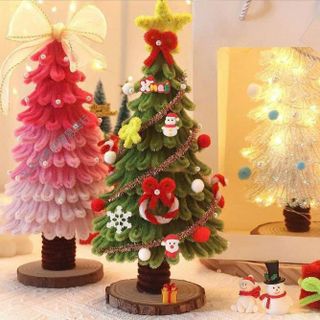 ĐẾ GỖ TRANG TRÍ GIÁNG SINH SIZE 8-9CM