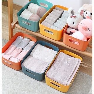 Khay Đựng Đồ Bằng Nhựa Có Tay Cầm Đựng Mỹ Phẩm Đồ Lặt Vặt Giỏ đựng đồ nhà bếp A1164