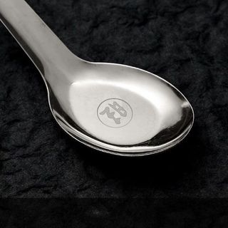 Thìa Inox cán dài Muỗng đáy phẳng siêu dày dùng gia đình quán ăn A1027