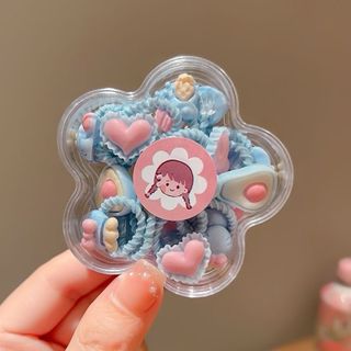 Hộp dây buộc tóc mini 100% Cute