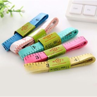 Thước Dây Đo 150cm Đầu Thép Đo Eo 3 Vòng Kiểm Tra Sức Khỏe A1048