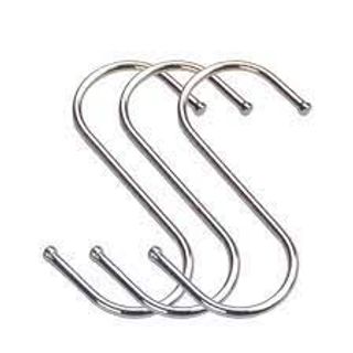 Móc inox Treo Đồ Hình Chữ S Dày Dặn cáp Treo Vật Dụng A1115