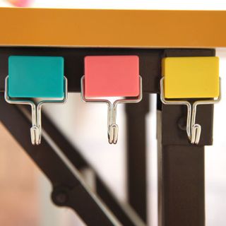 Móc nam châm màu kẹo không đục lỗ, móc sắt không dấu vết, móc nam châm không cần khoan đục A1154