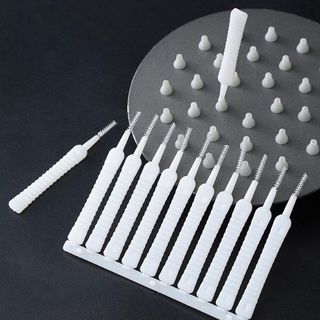 Bịch 10 Cây Chổi vệ sinh lỗ thoát nước vòi sen chổi thông tắc các tia nước vòi tắm mini A1242