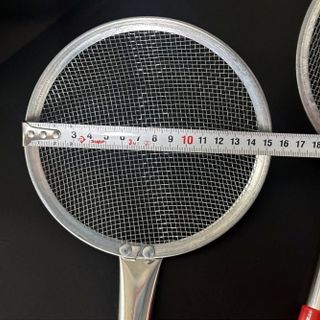 Vợt Lọc Lưới To Loại Lớn Tay Cầm Đỏ Vợt Thức Ăn Lọc Dầu A0621