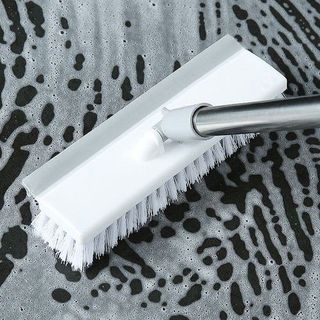 Cây Chà Sàn 2 Đầu Cọ Chà Sàn Nhà Tắm, Chà Sàn Vệ Sinh Quét Nước Cọ Rửa Toilet ( KHÔNG XOAY) A0813