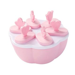 Khay làm kem 8 ngăn Tròn tại nhà, Dụng Cụ làm kem trẻ em A0833