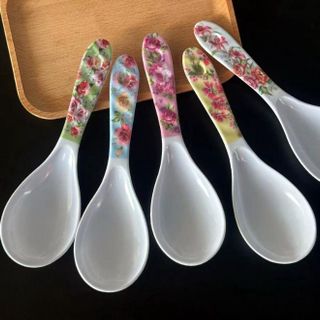 Muỗng xới cơm Muỗng múc cơm giả sứ sang trọng Muỗng cơm nhựa A1315