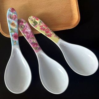 Muỗng xới cơm Muỗng múc cơm giả sứ sang trọng Muỗng cơm nhựa A1315