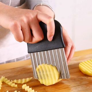 Dao cắt kiểu sóng khoai tây rau củ đa năng, máy cắt rau củ nhà bếp, thái khoai tây chiên A1155