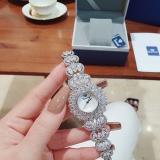 ĐỒNG HỒ NỮ CHÍNH HÃNG FUNMEI F2048 ĐÍNH ĐÁ SWAROSKI FULLBOX TEM HÃNG