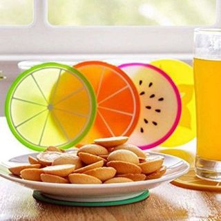 Đế Lót Ly Silicon Hình Trái Cây Miếng Lót Ly Cốc Trang Trí Xinh Xắn A1017