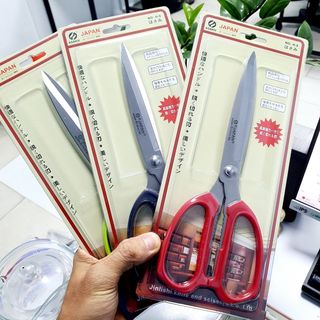 Kéo Inox Văn Phòng Nhà Bếp, Kéo Cắt Giấy Size Lưỡi Dài A0233