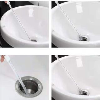 Cọ Vệ Sinh Lỗ Cống Thoát Nước Dụng cụ vệ sinh mềm dẻo, bàn chải loại bỏ tóc và rác bồn rửa A0141