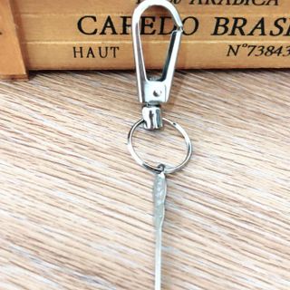 Móc treo chùm chìa khóa Basic lớn, treo bông ngoáy tai và móc chìa khóa A1243